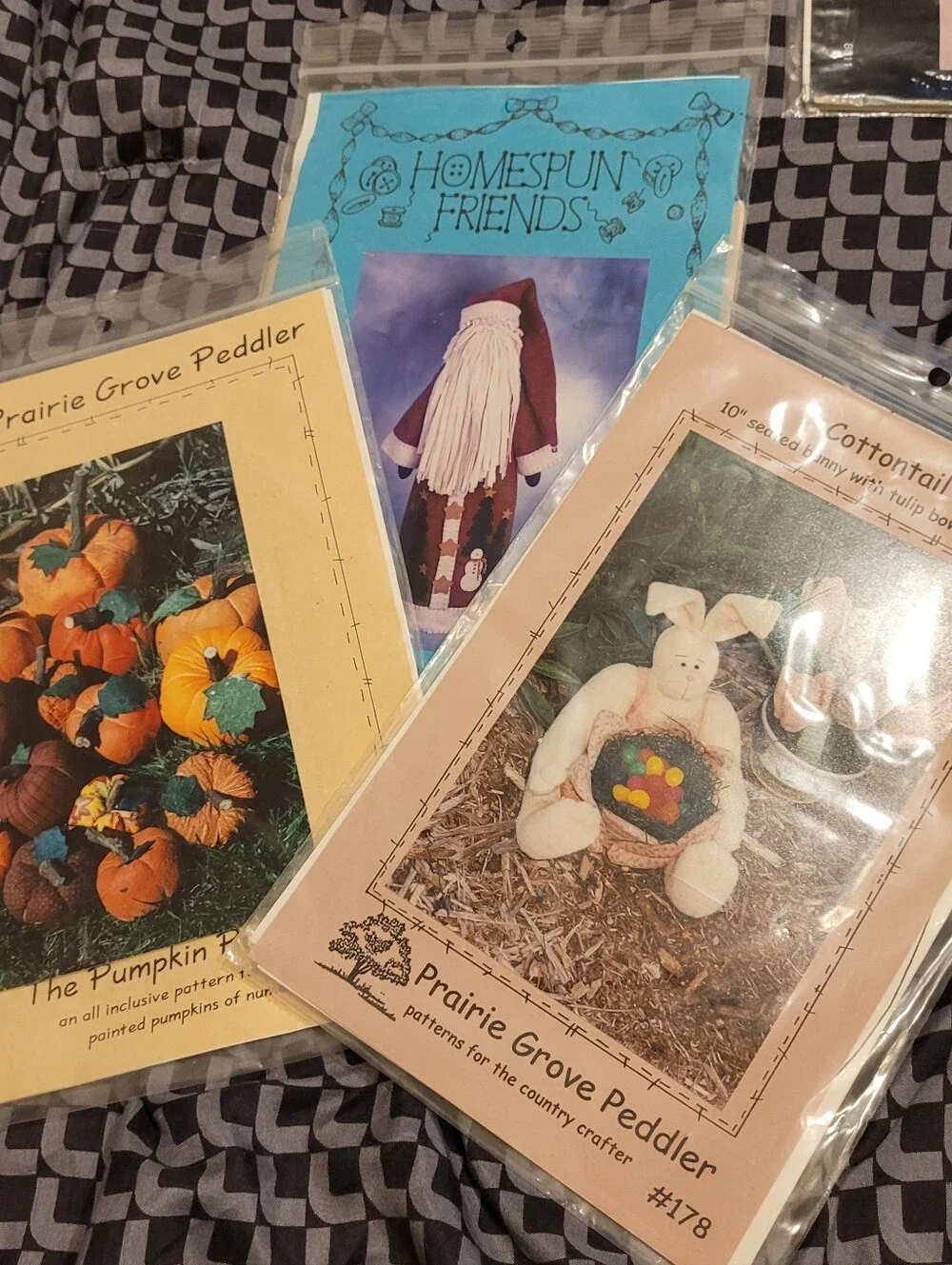 Lot of 55 Vtg Sewing & Craft Patterns w/Supplies - Victorian Quilts Needlepoint
